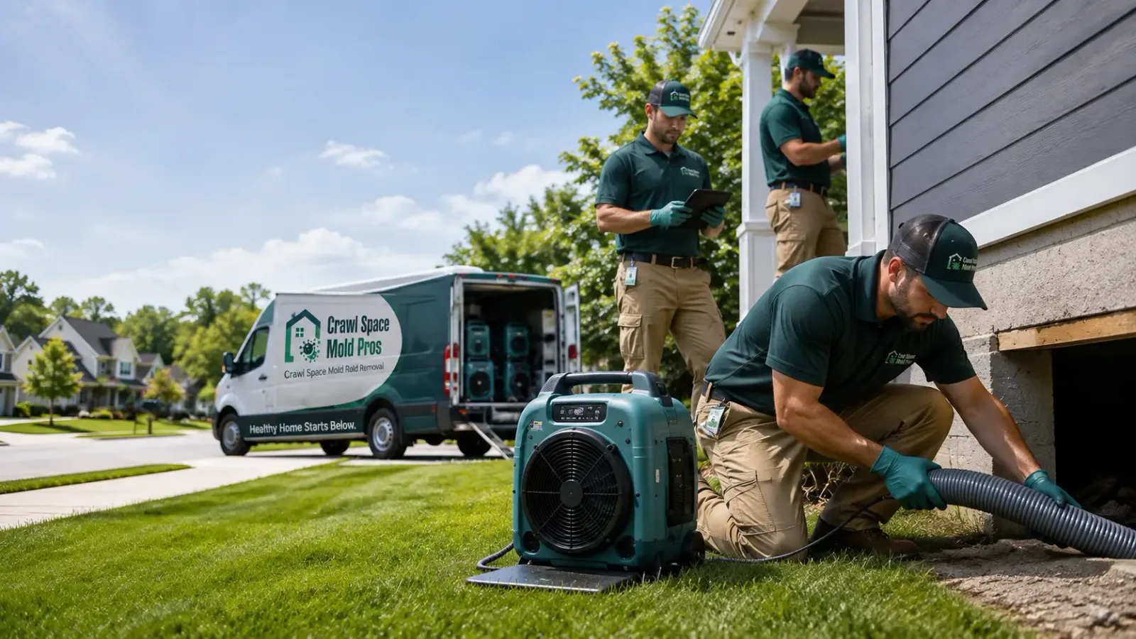 Crawl Space Mold Removal in Crookston, NE